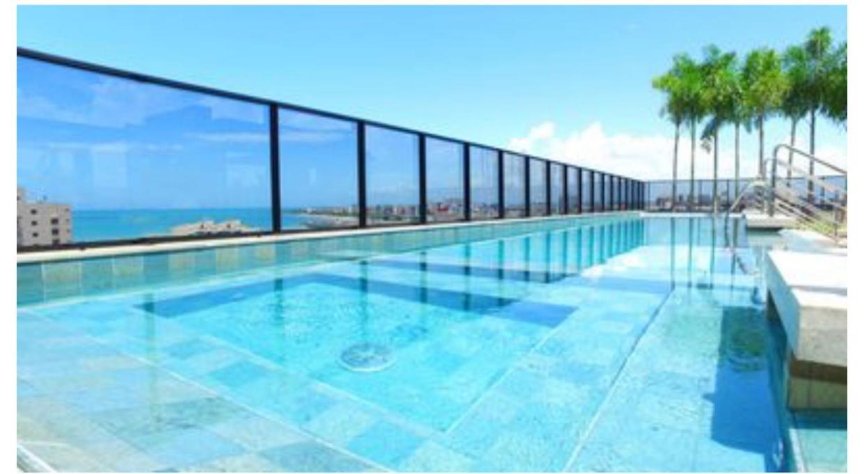 Luxo 1406 - E Sala Com Varanda Frente Mar Ponta Apartamento *