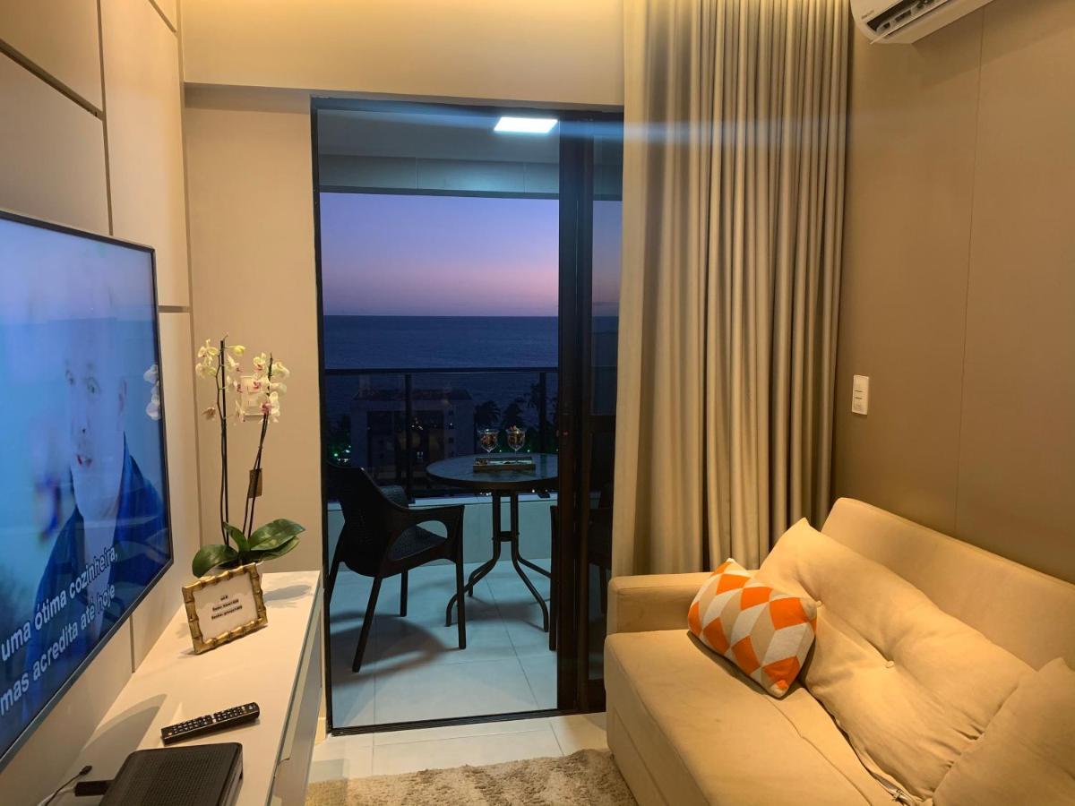 Apartamento Luxo 1406 - E Sala Com Varanda Frente Mar Ponta *