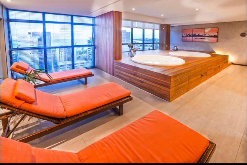 Apartamento Luxo 1406 - E Sala Com Varanda Frente Mar Ponta